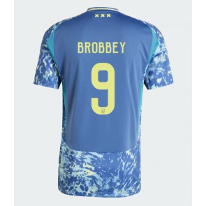 Ajax Brian Brobbey #9 Venkovní Dres 2024-25 Krátký Rukáv